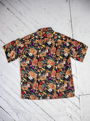 Nicole Miller - Silk California Pizza Kitchen Shirt (L/XL)