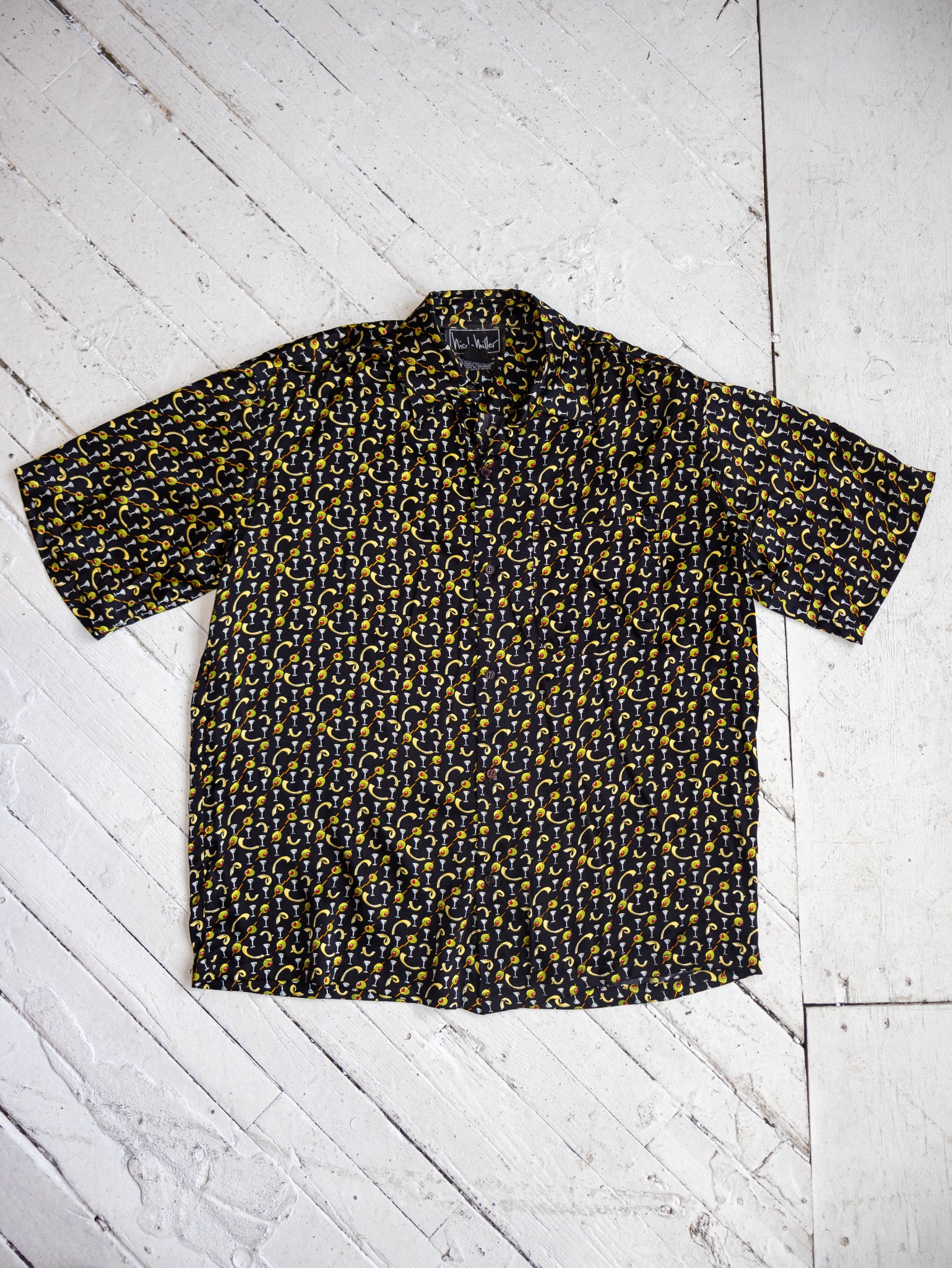 Nicole Miller - Silk Martini Shirt (L/XL)