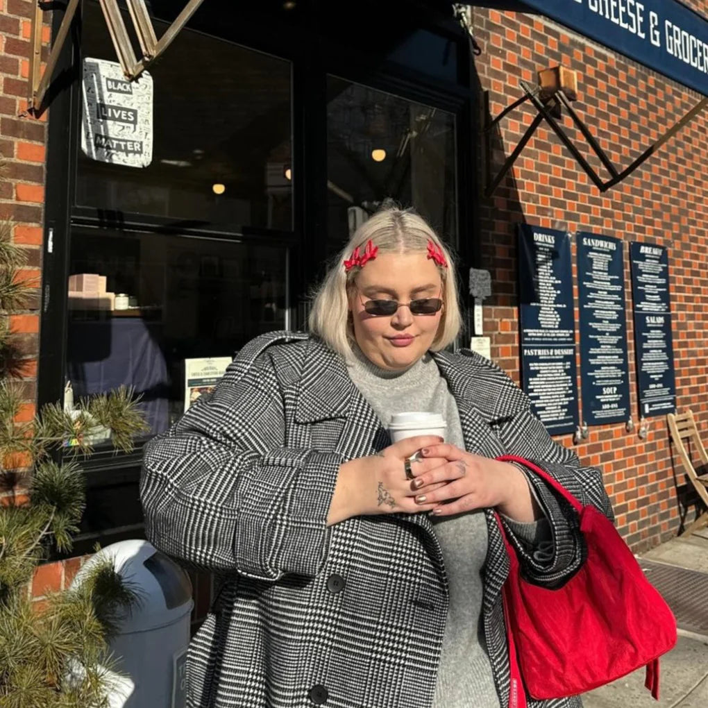 Chunks - Bow Snap Clips in Cherry