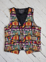Nicole Miller - Silk Grandma's House Vest (M)