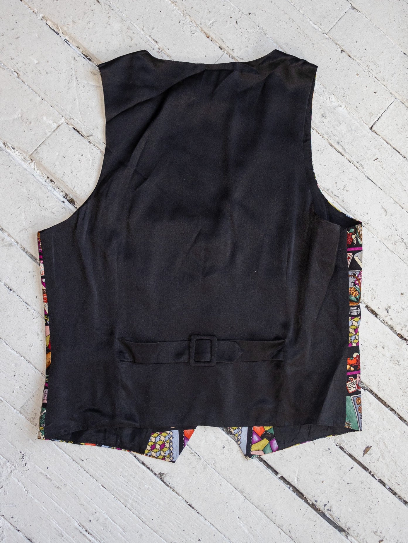 Nicole Miller - Silk Grandma's House Vest (M)