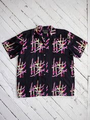 Nicole Miller - Silk Asparagus Shirt (M)