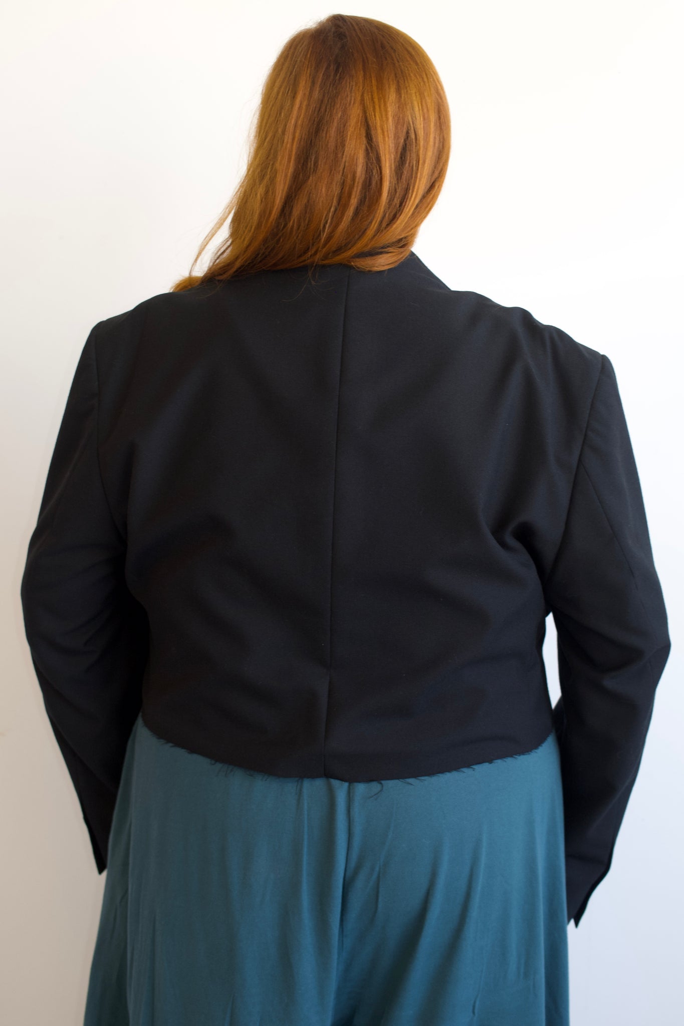 Shop Journal - Black Pierced Blazer (1X/2X)