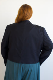 Shop Journal x BRZ- Cropped Embellished Blazer (1X-3X)