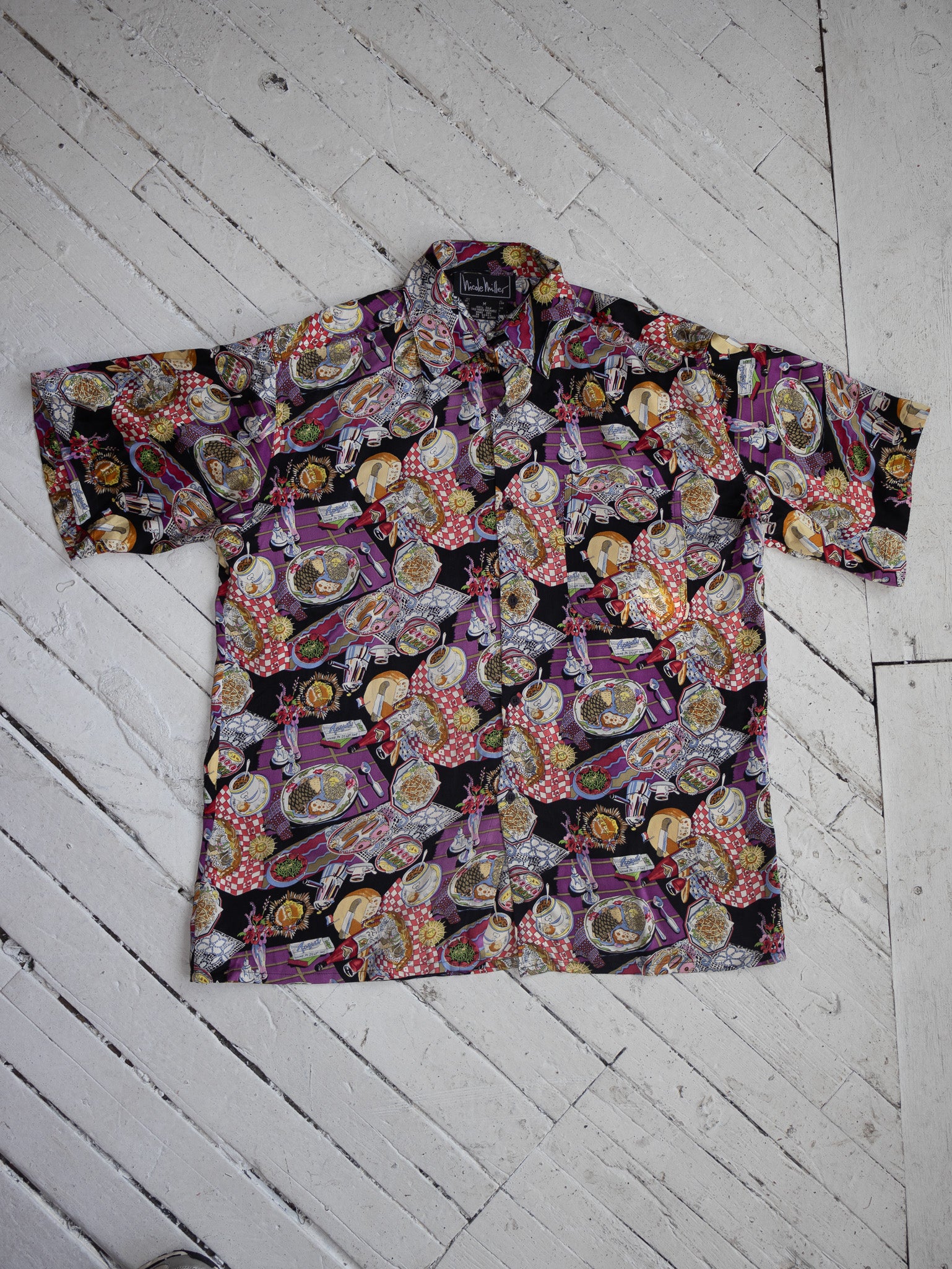 Nicole Miller - Silk Dinner Shirt (L)