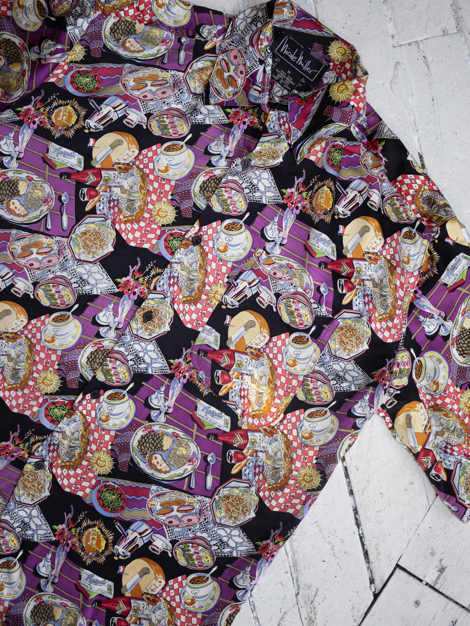 Nicole Miller - Silk Dinner Shirt (L)