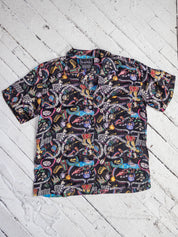 Nicole Miller - Silk New Orleans Jazz Shirt (M/L)