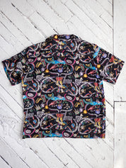 Nicole Miller - Silk New Orleans Jazz Shirt (M/L)