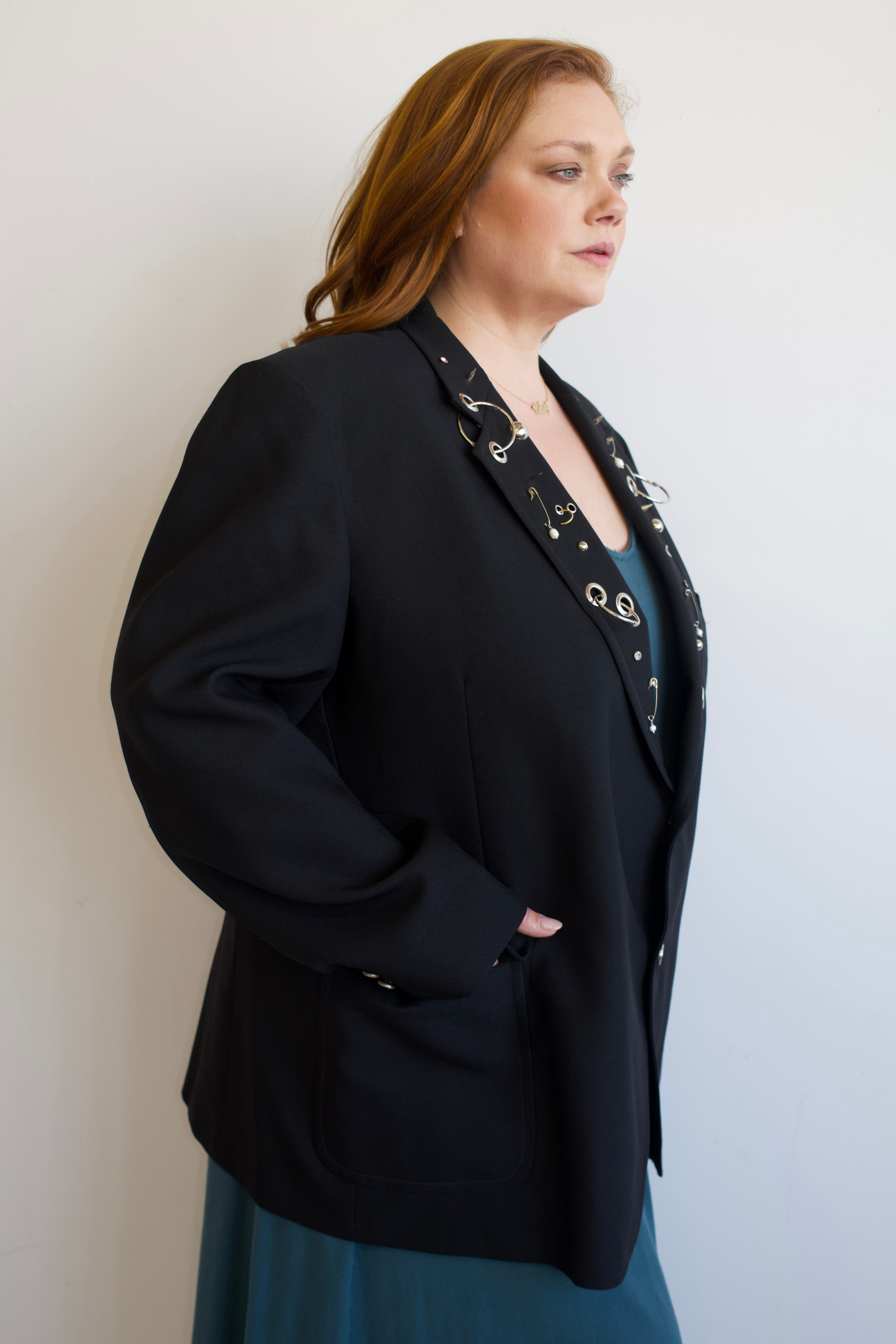 Shop Journal x BRZ- Embellished Blazer (L-XL)