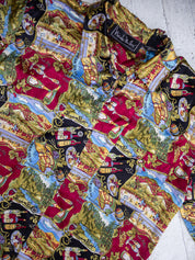 Nicole Miller - Silk Wine Vineyard Shirt (L)