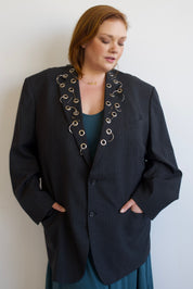 Shop Journal x BRZ- Embellished Blazer (L-XL)