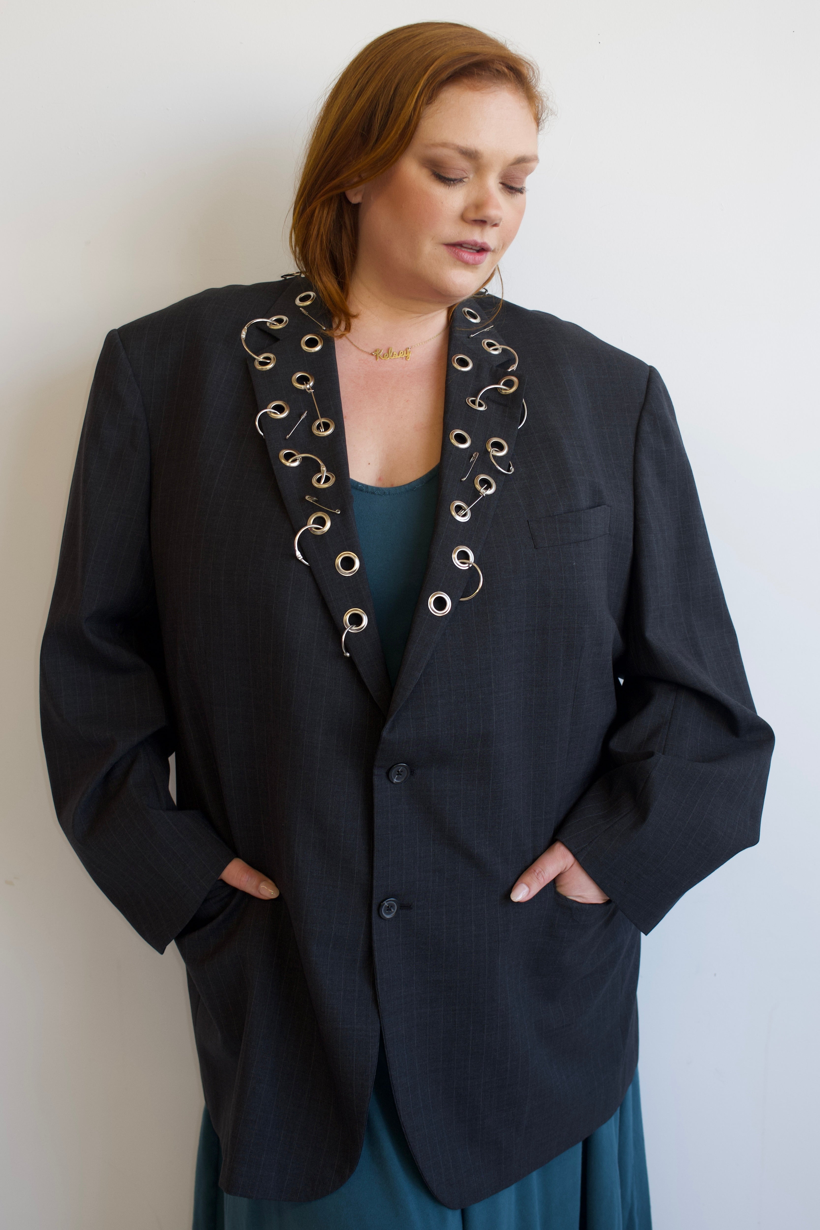 Shop Journal x BRZ- Embellished Blazer (L-XL)