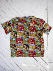 Nicole Miller - Silk Wine Vineyard Shirt (L)