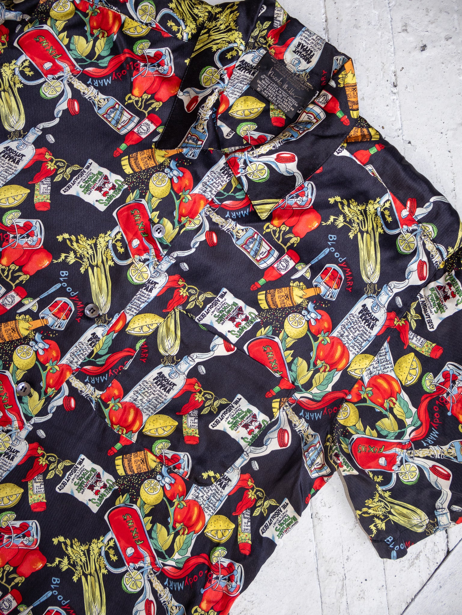Nicole Miller - Silk Bloody Mary Shirt (S)