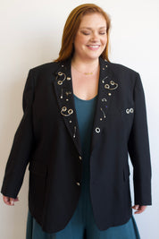 Shop Journal x BRZ- Embellished Blazer (L-XL)