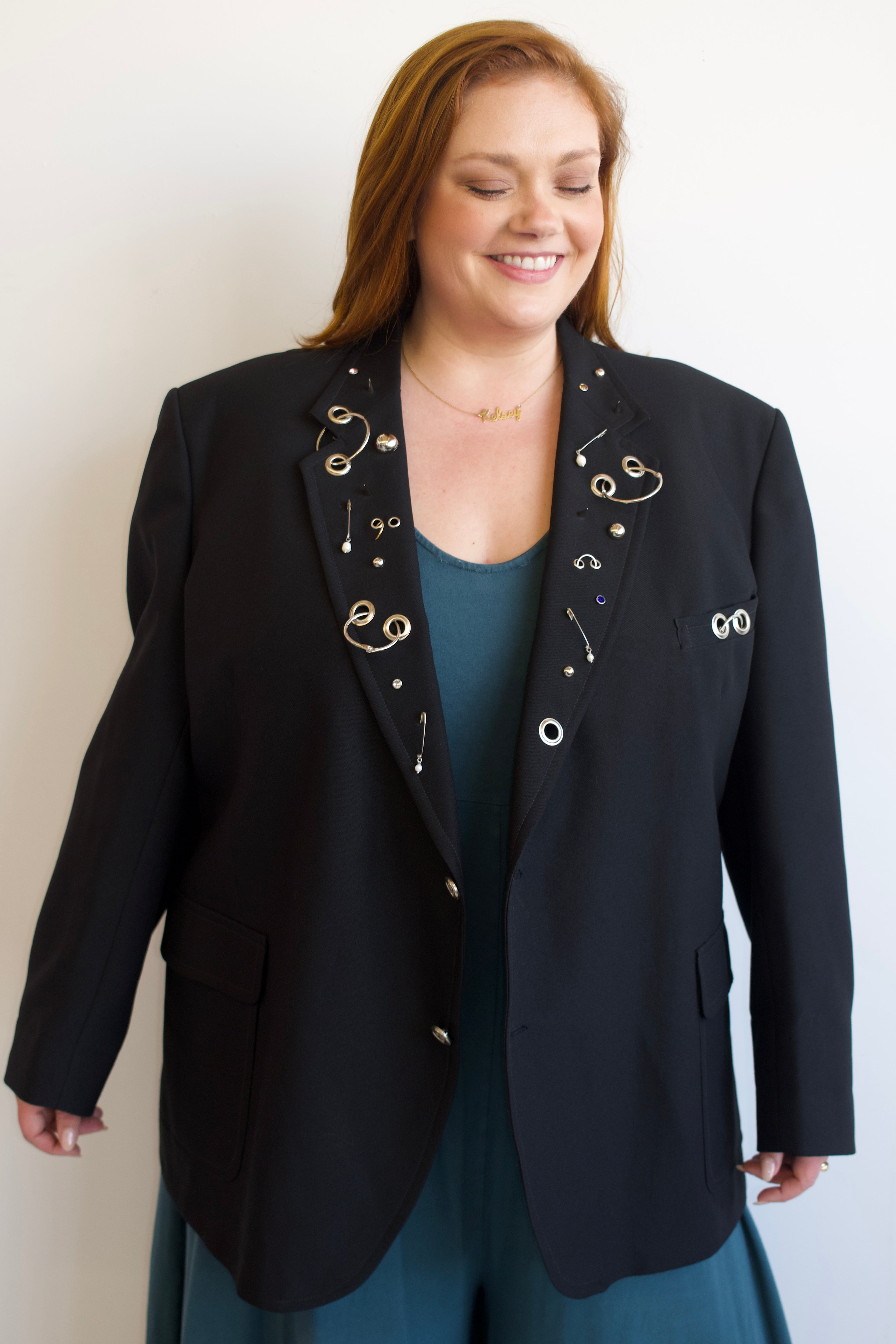 Shop Journal x BRZ- Embellished Blazer (L-XL)