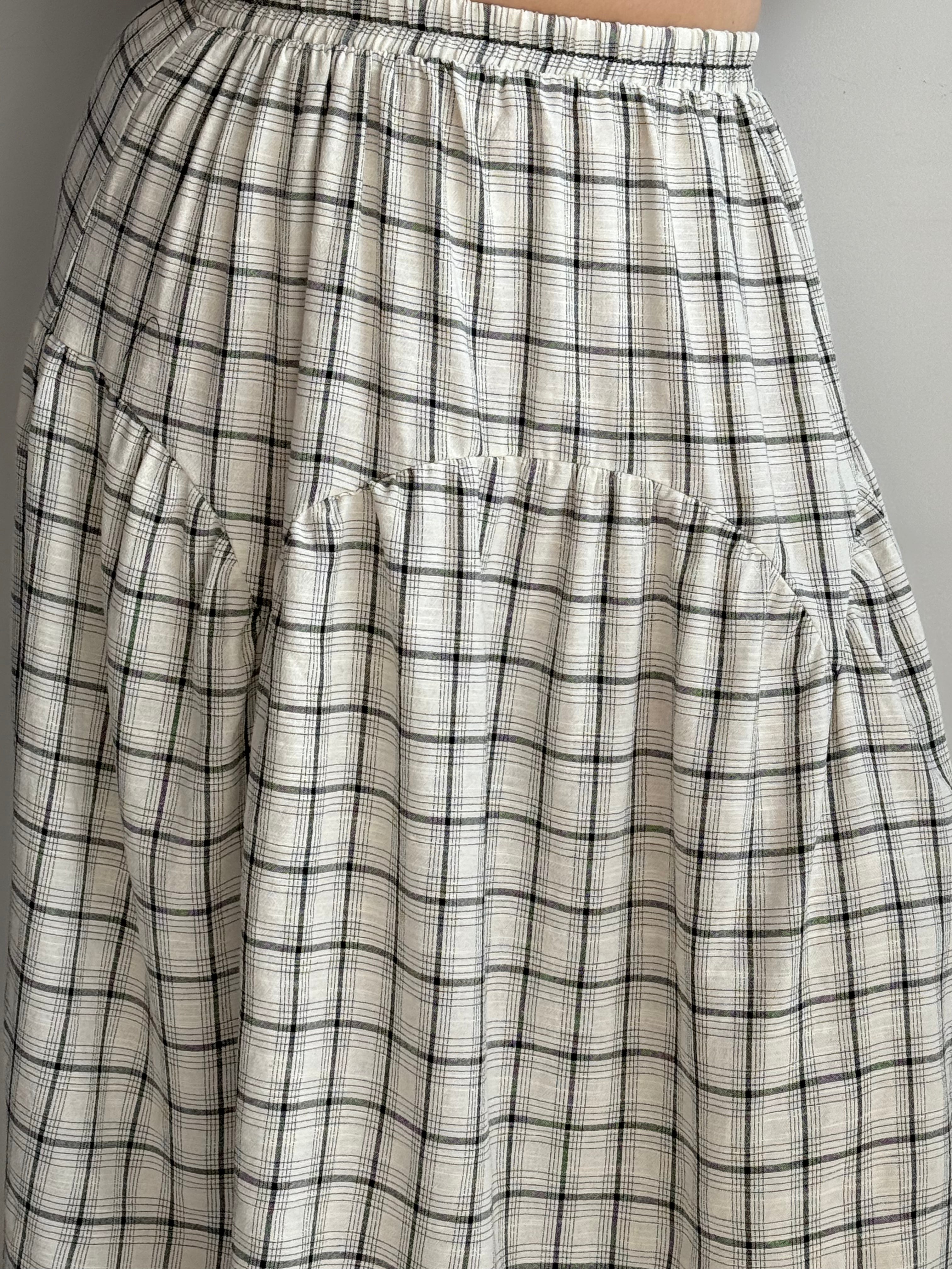 NLT - Lightweight Plaid Arches Skirt (BRZ EXCLUSIVE)