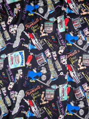 Nicole Miller - Silk New Orleans Coffee Shirt (L/XL)