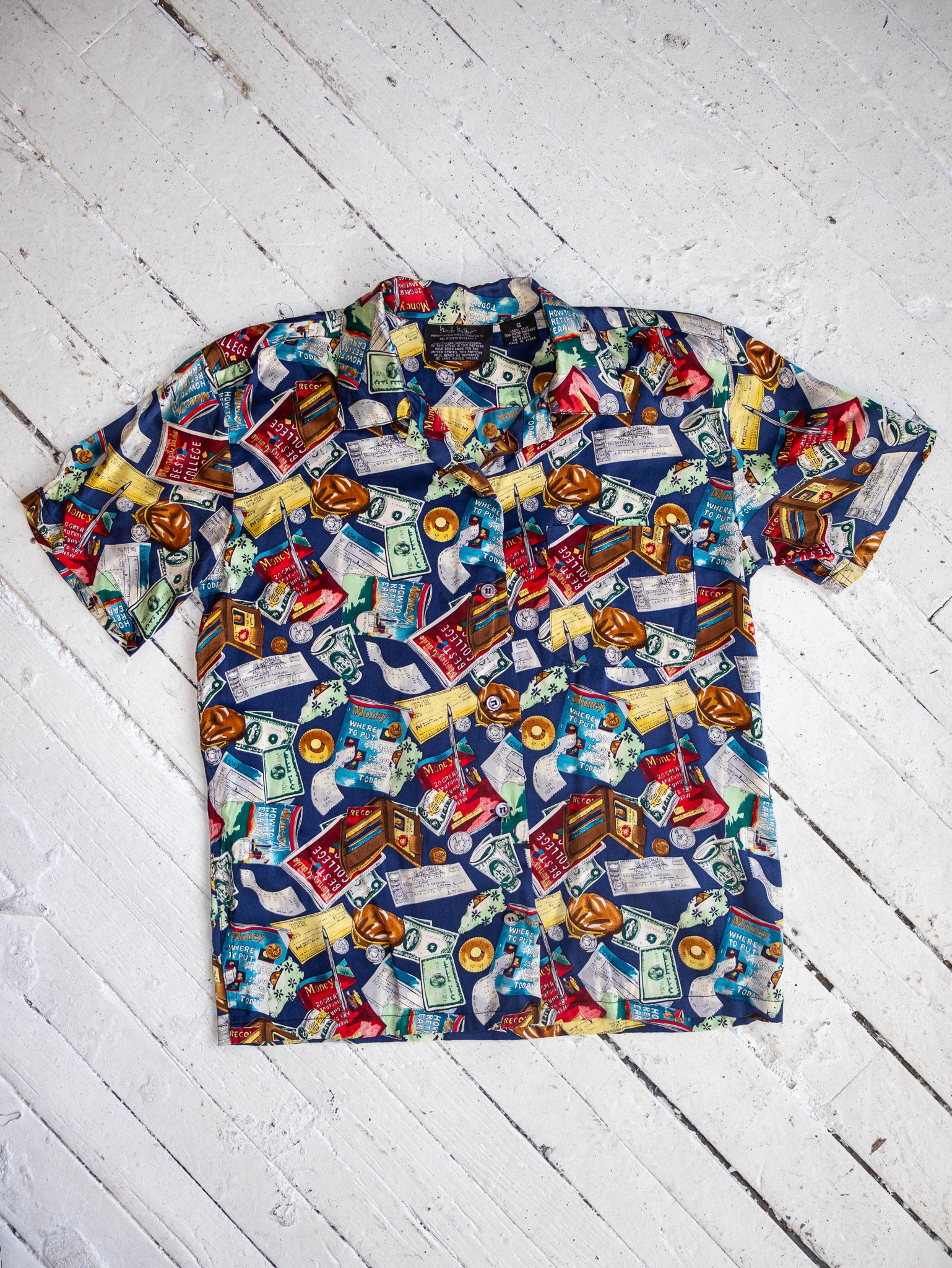 Nicole Miller - Silk Finance Shirt (S/M)