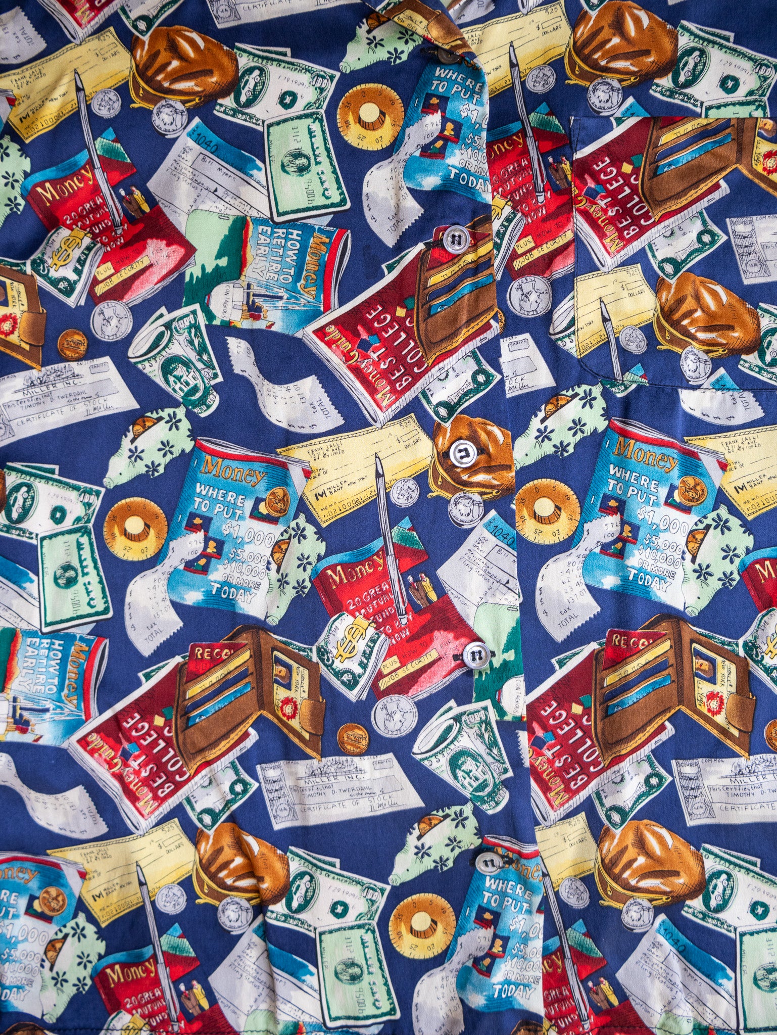 Nicole Miller - Silk Finance Shirt (S/M)