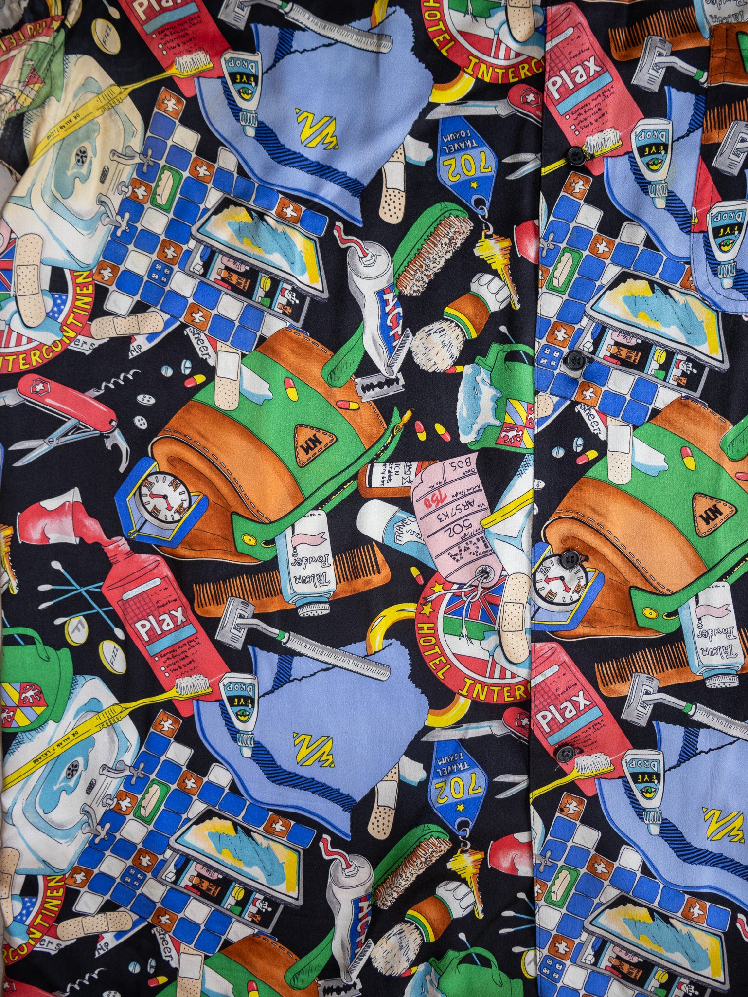 Nicole Miller - Silk Toiletry Bag Shirt (XL/1X)