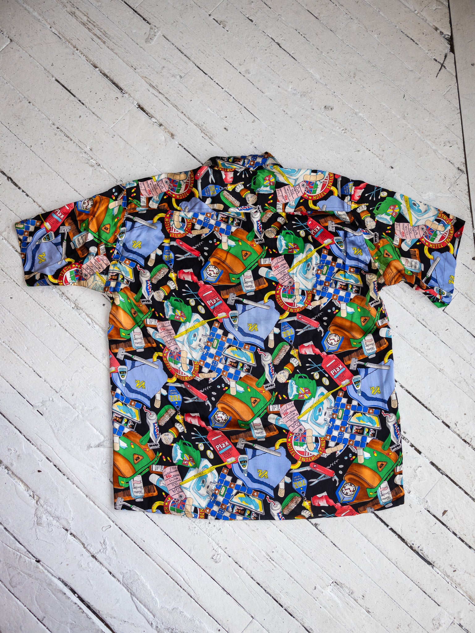 Nicole Miller - Silk Toiletry Bag Shirt (XL/1X)