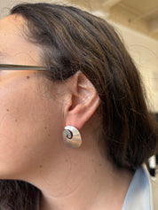 Vintage - Silver Spiral Studs