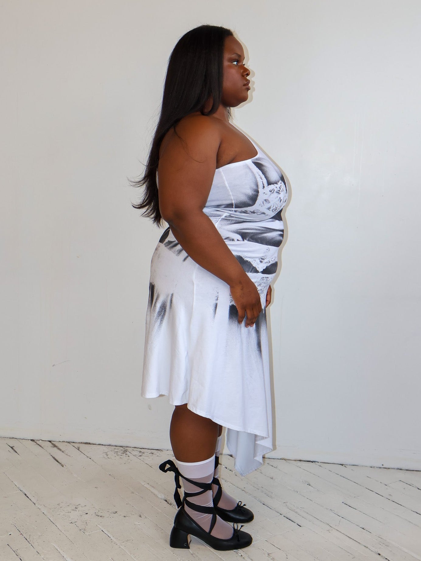 Kenza Iatrides - White Lingerie Dress (XL-2X)