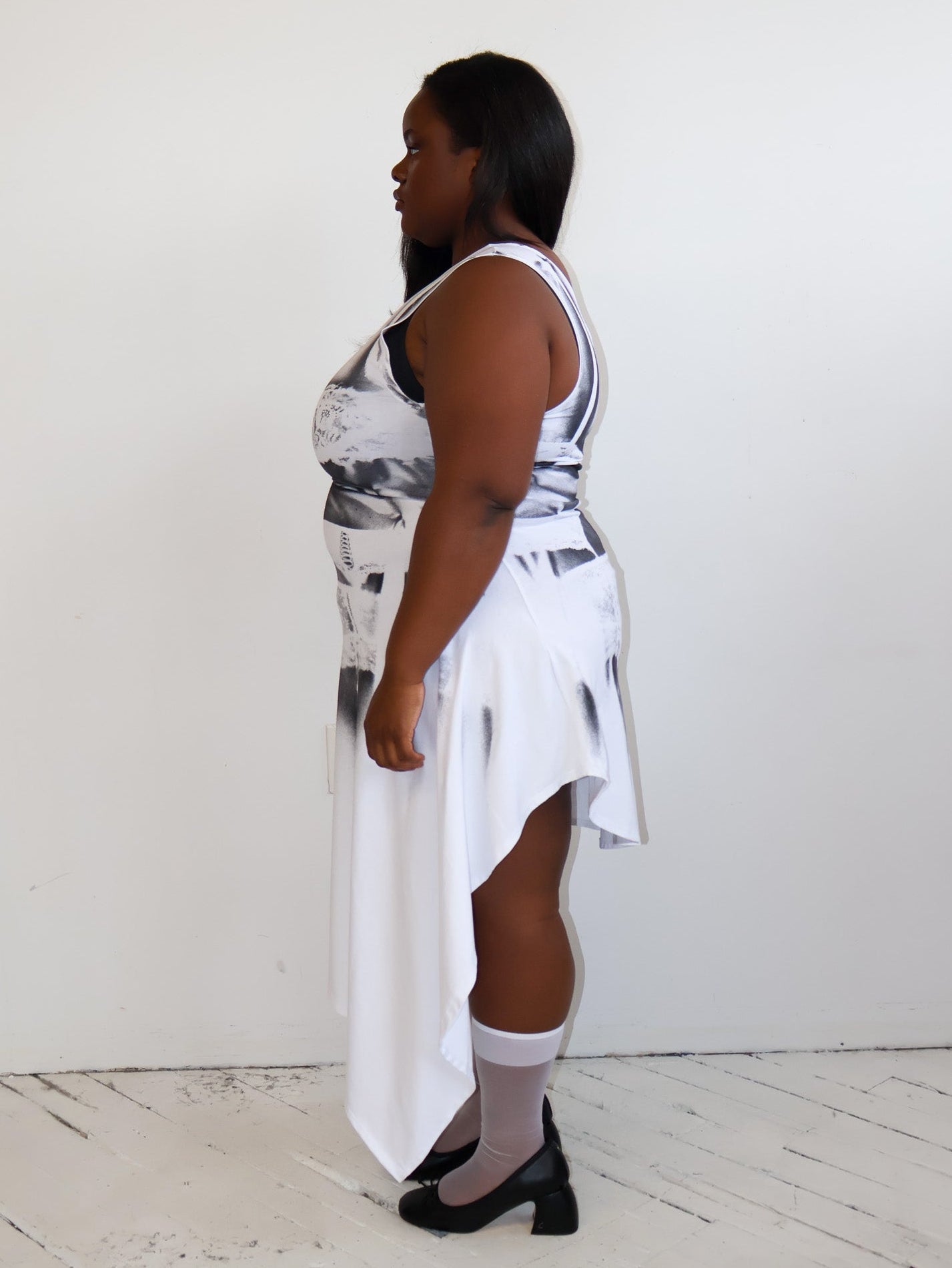 Kenza Iatrides - White Lingerie Dress (XL-2X)