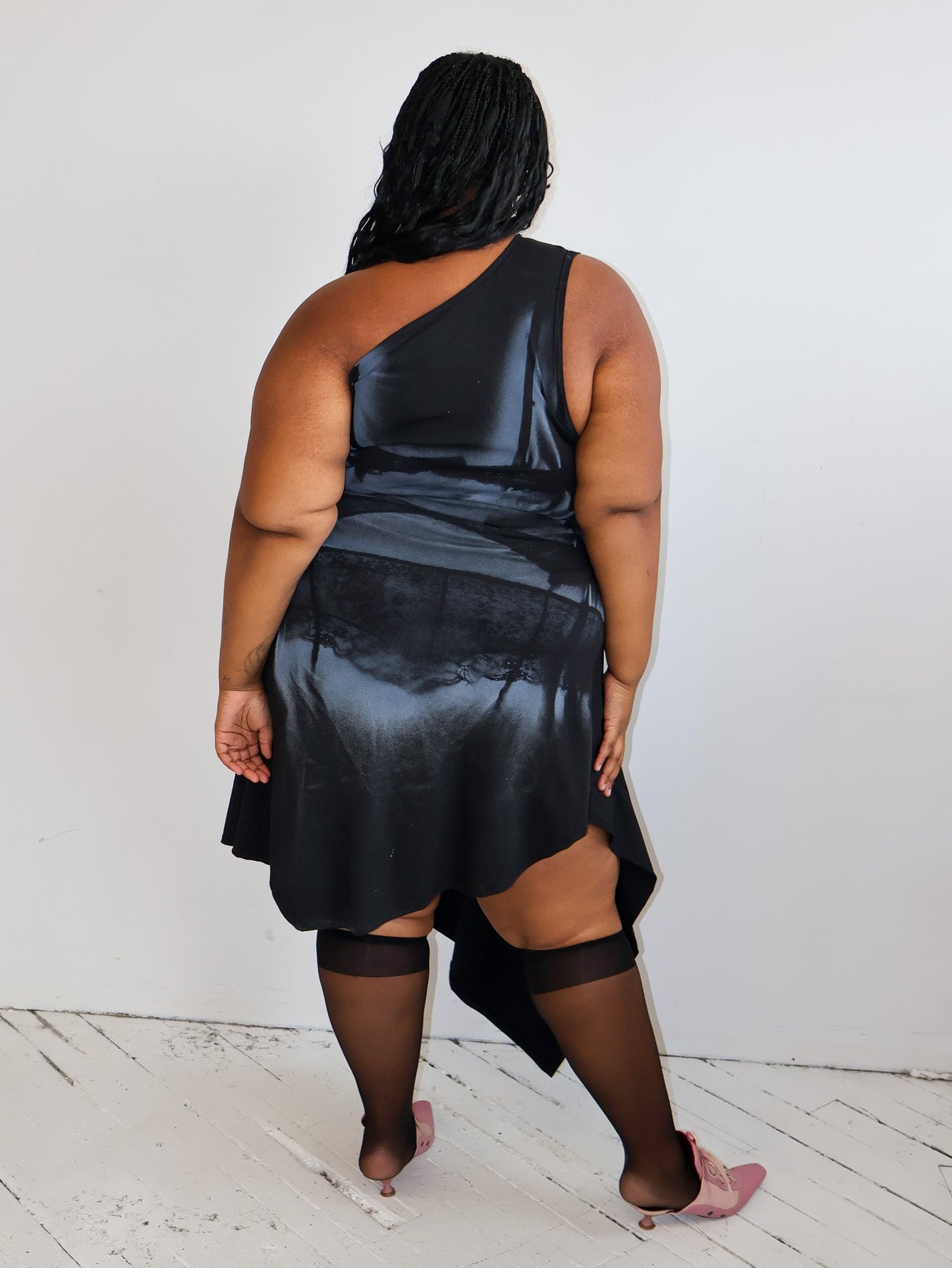 Kenza Iatrides - Black Lingerie Dress (XL-2X)