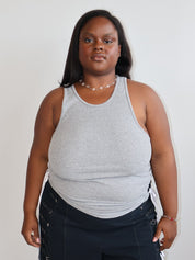 Nena Hansen - Gray Bungee Tank (XL-3X)