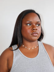 Sea + Pattern - Clear Quartz Tube Necklace