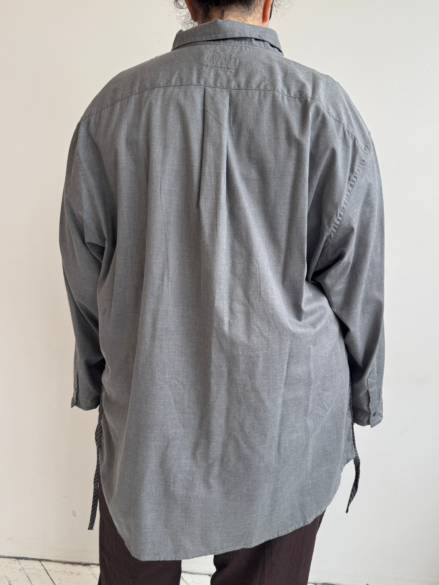 Tiberi x BRZ - Grey Reworked Cutout Star Shirt (4X)
