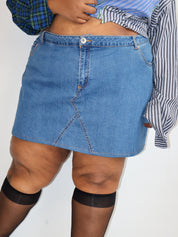 Vintage - Denim Mini Skirt (3X)
