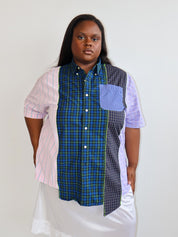 Cassie's Shop - Cami Short Sleeve Button Down (2X)