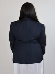 Shop Journal x BRZ - Long Navy Blazer (1X/2X)