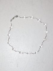 Sea + Pattern - Clear Quartz Tube Necklace