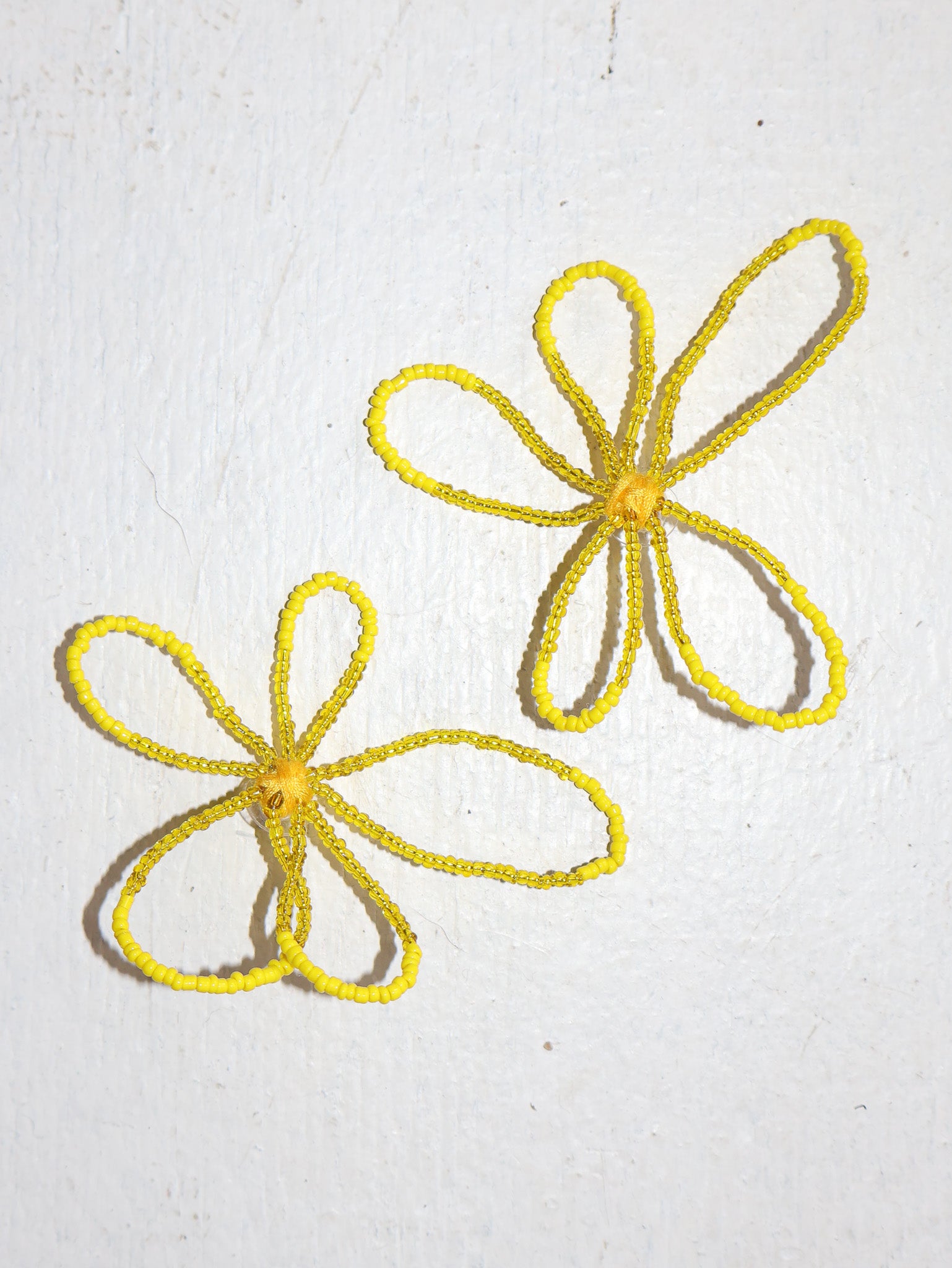 Rashelle - Yellow Flub Wired Studs