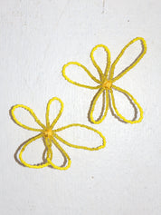 Rashelle - Yellow Flub Wired Studs