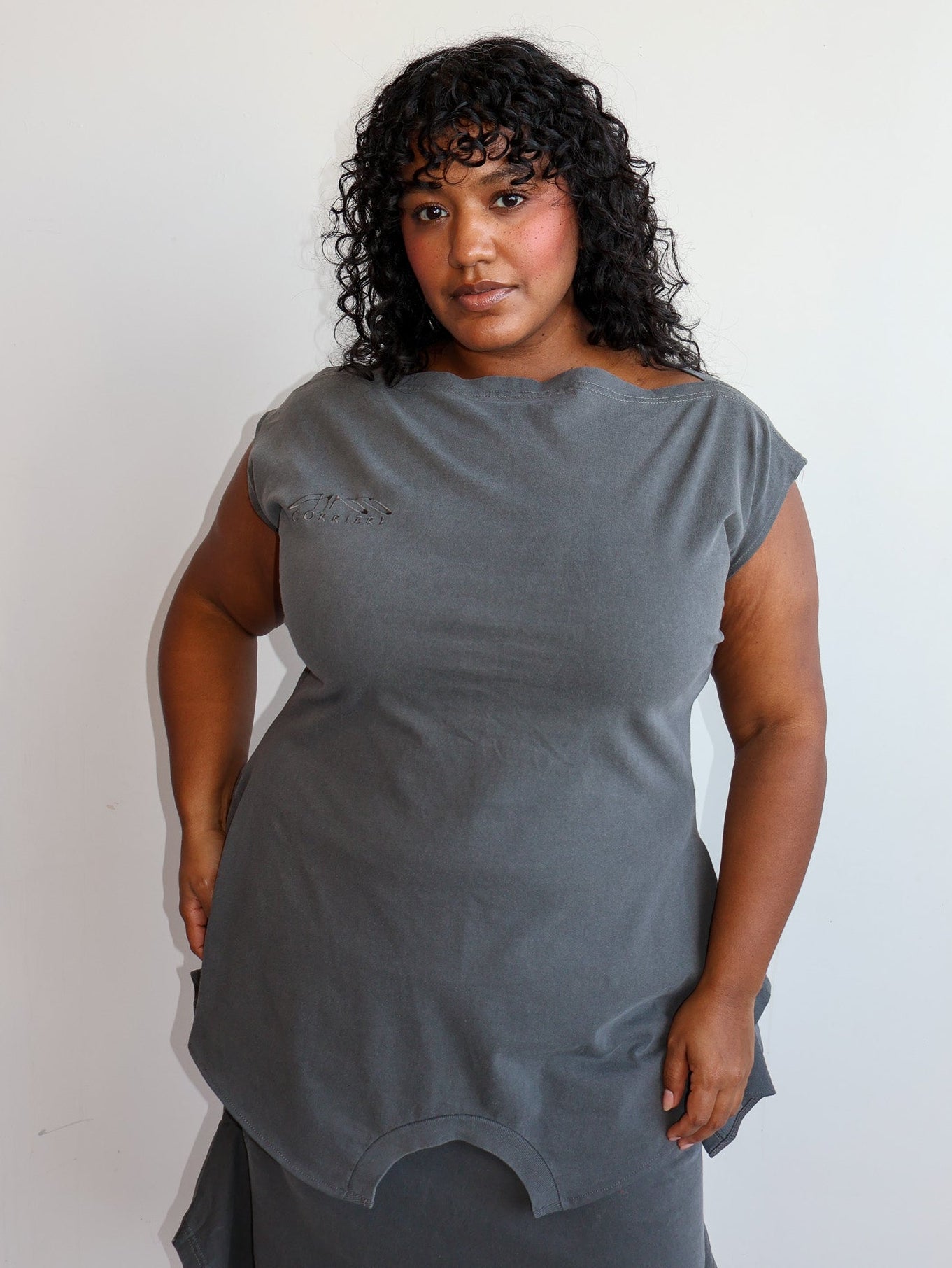 Gina Corrieri x BRZ - Gray 180 Top (XL-4X)