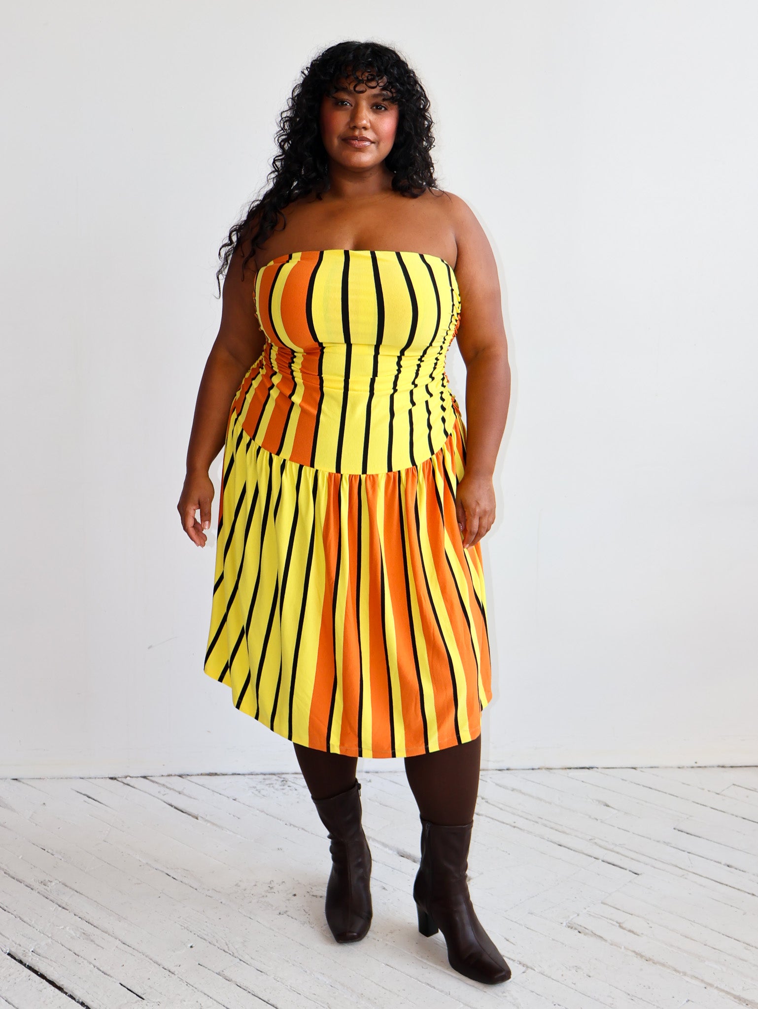 Niamh Galea - Candy Corn Dress (XL & 1X/2X)