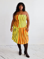Niamh Galea - Candy Corn Dress (XL & 1X/2X)