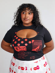 Niamh Galea- Black Baby Top (XL-4X)