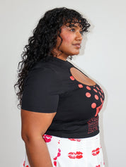 Niamh Galea- Black Baby Top (XL-4X)