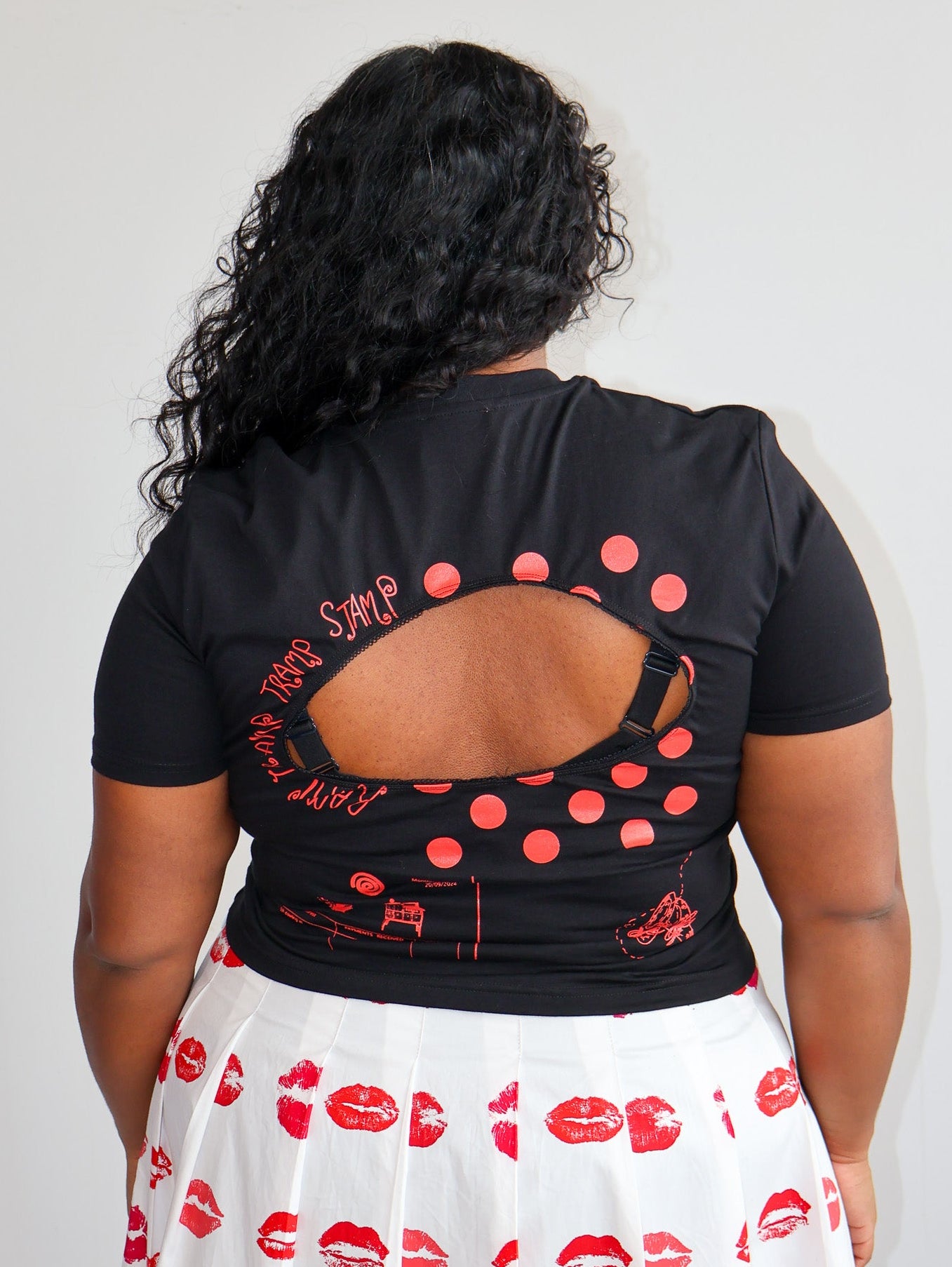 Niamh Galea- Black Baby Top (XL-4X)