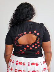 Niamh Galea- Black Baby Top (XL-4X)