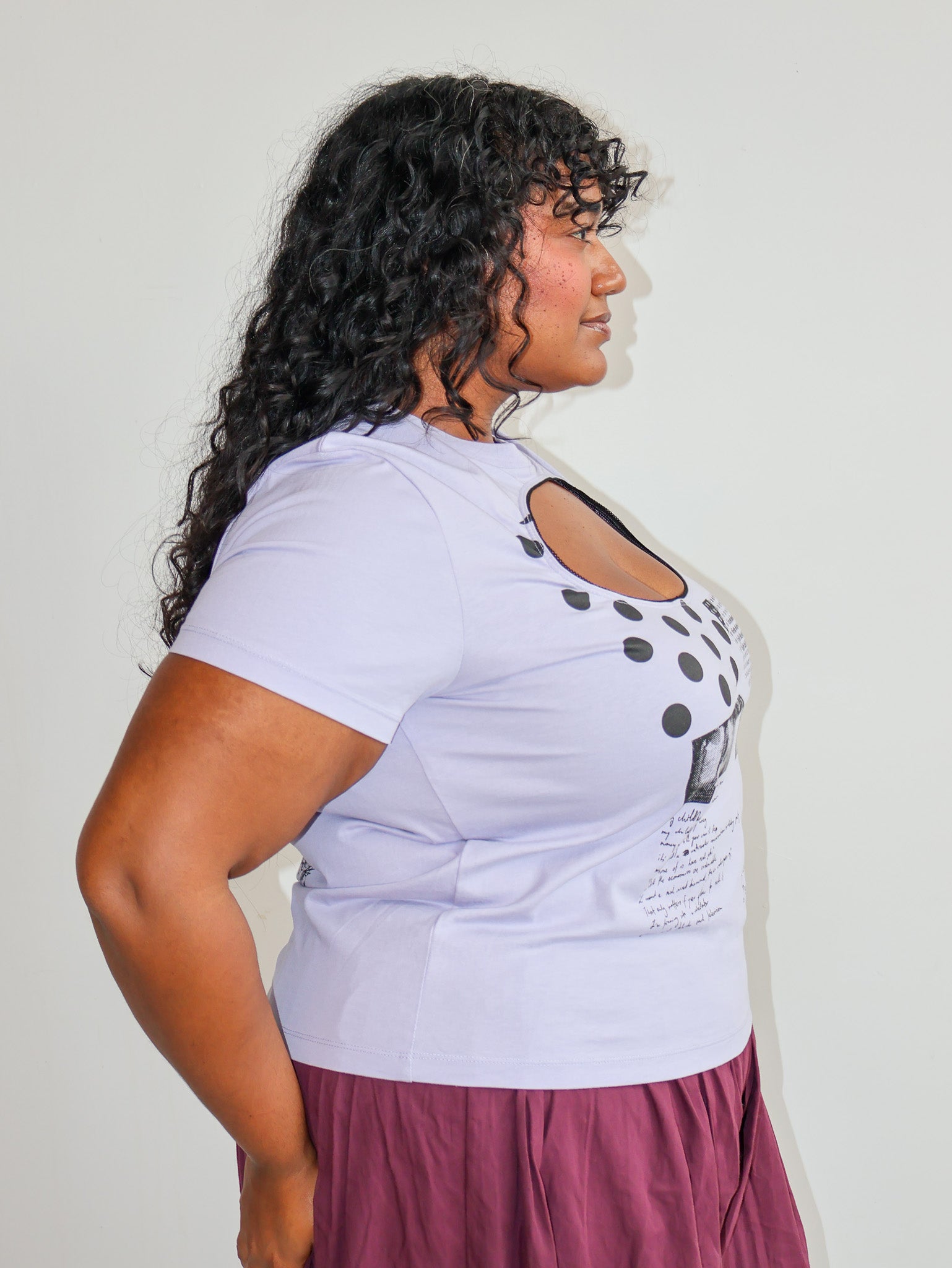 Niamh Galea - Purple Baby Top (XL-3X)