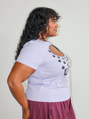 Niamh Galea - Purple Baby Top (XL-3X)