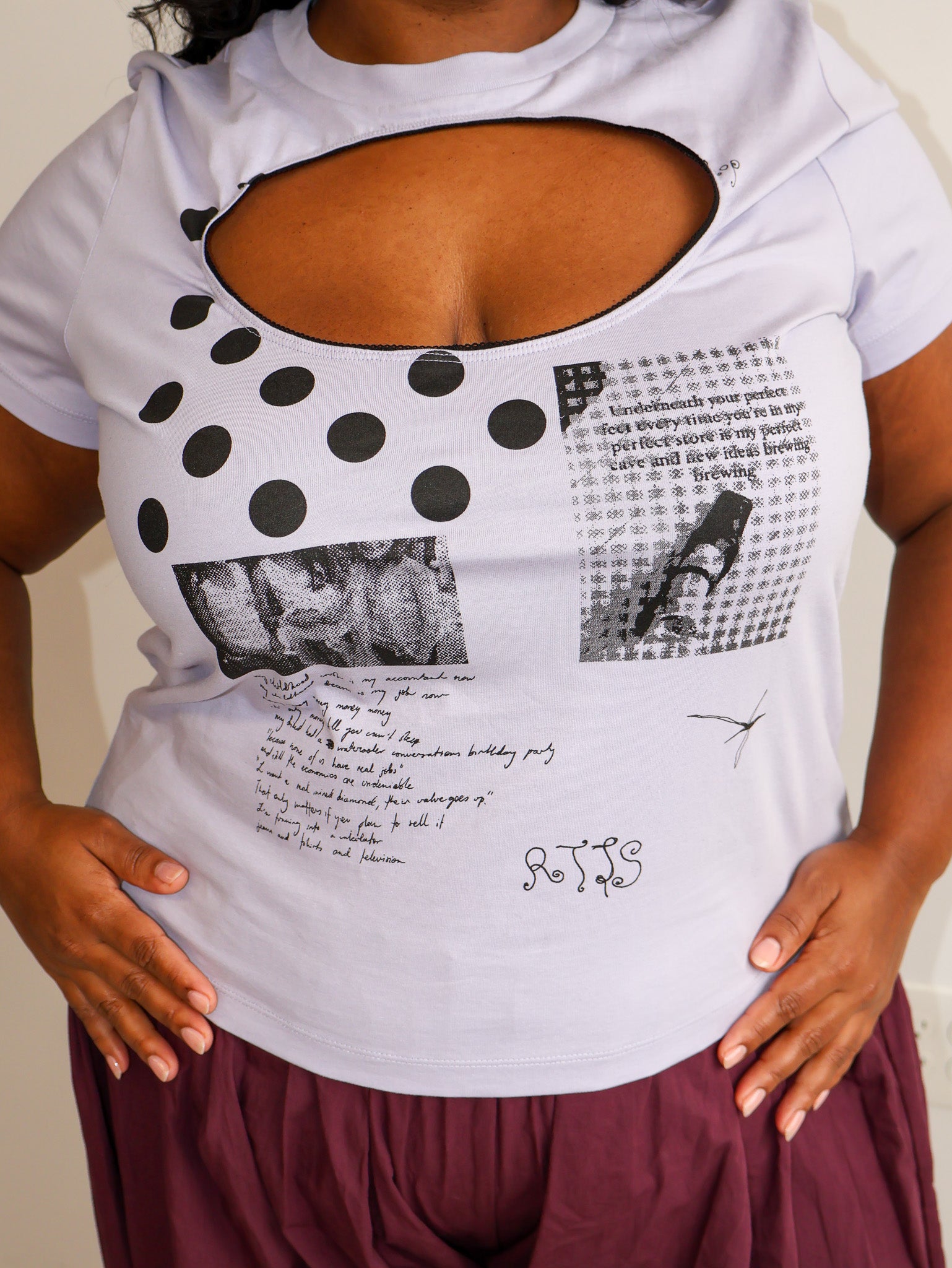 Niamh Galea - Purple Baby Top (XL-3X)