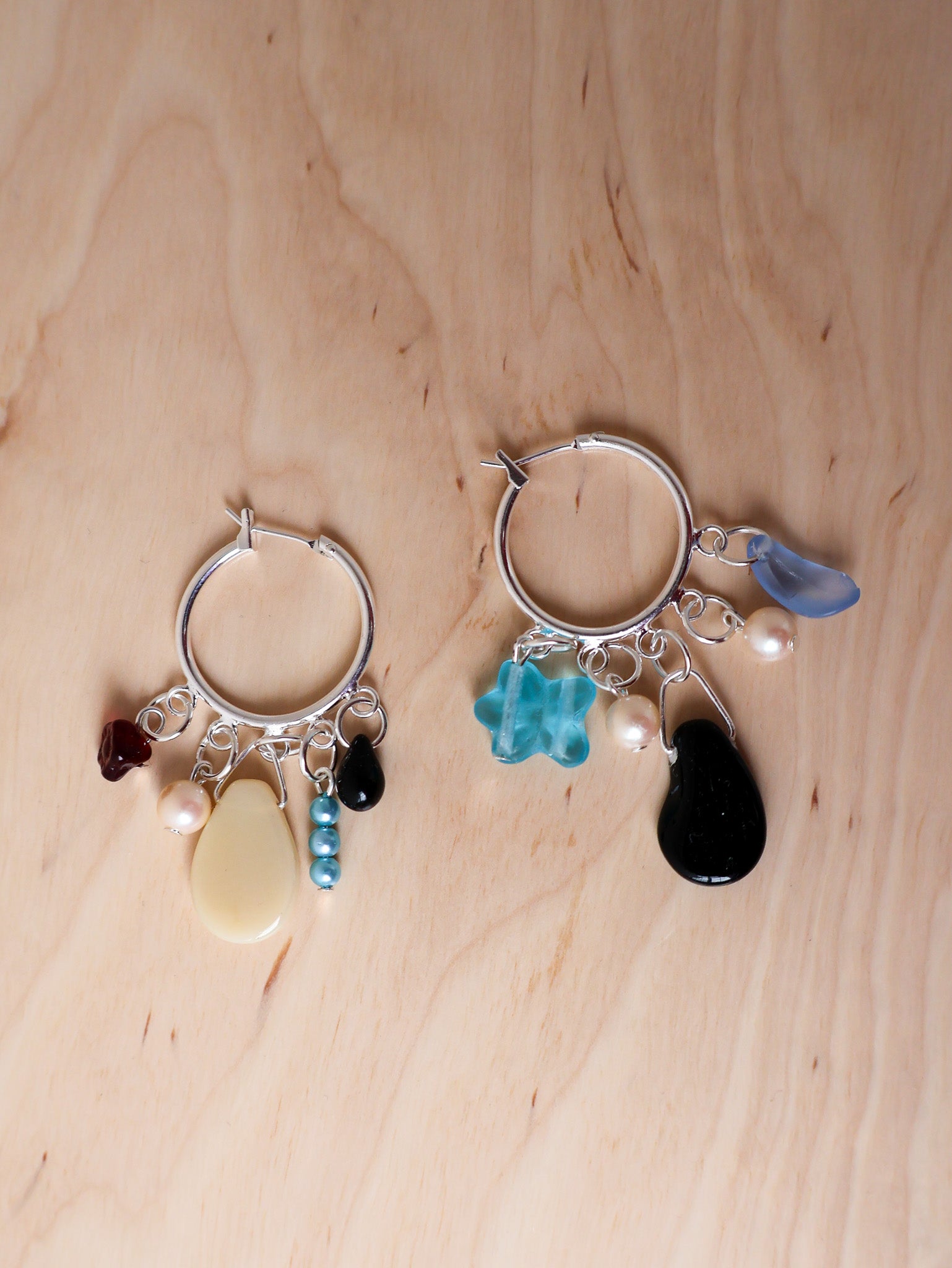 Yam - Black Swan Earrings